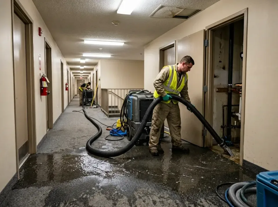 multi-unit-apartment-hallway-f-005 — frequently asked questions, Emergency Burst Pipe Water Extraction & Removal in Somerdal…